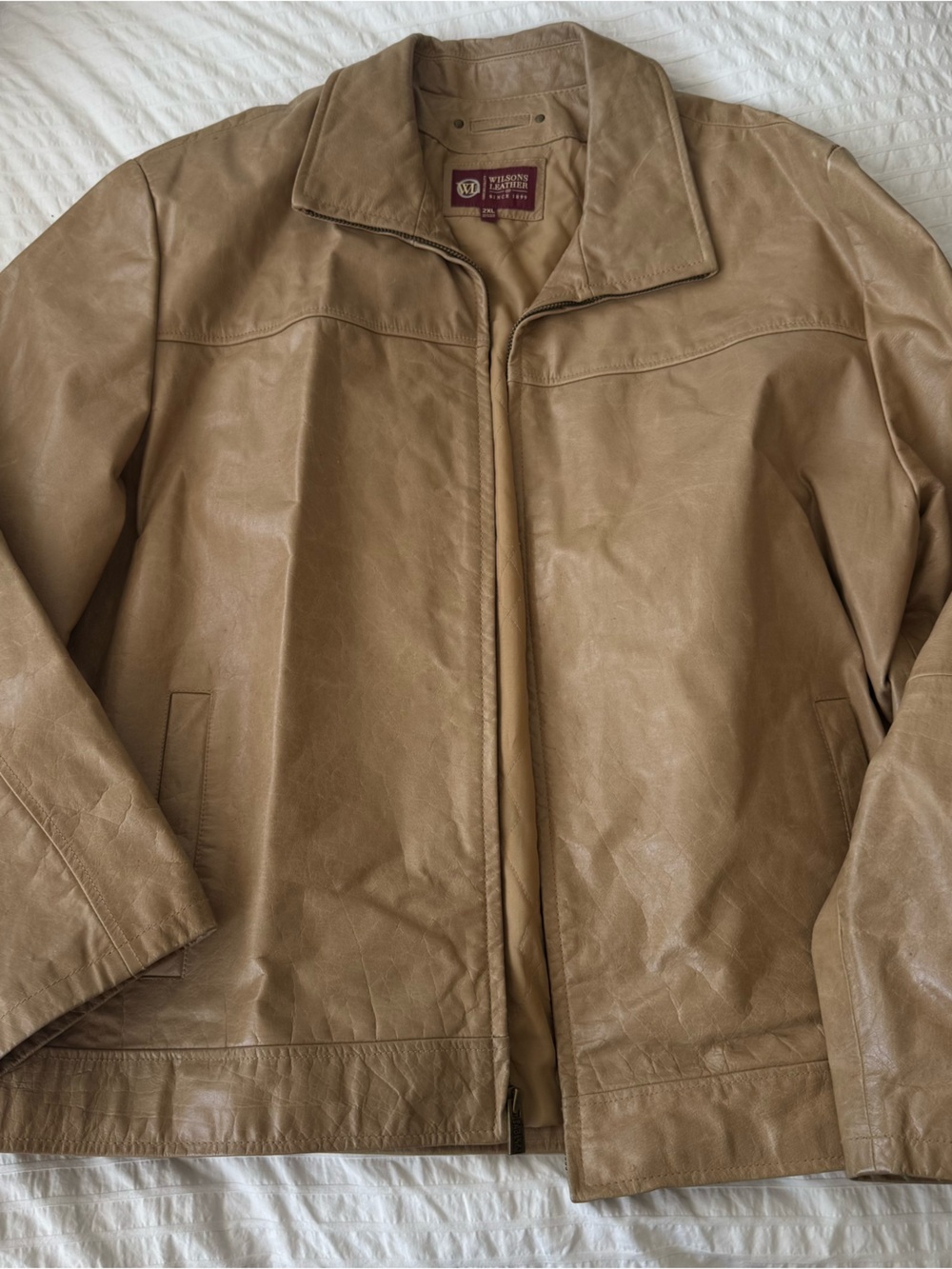 Wilsons Leather Tan Jacket
